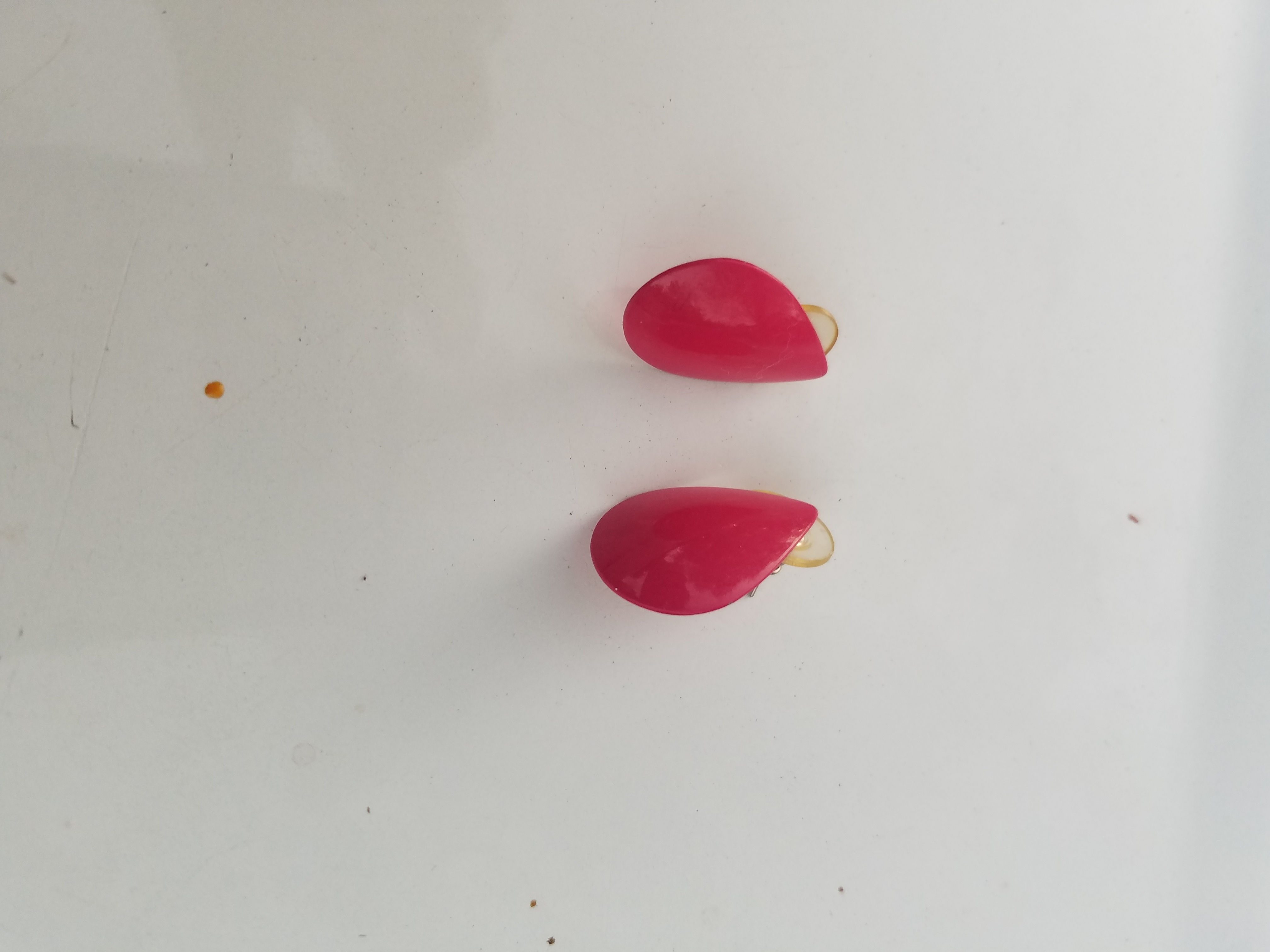 Teardrop shape Metal Earrings 