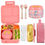 Thumbnail: Bento Lunch Box for Kids With 8oz insulated vacuum food jar, Lunch bag, ice pack