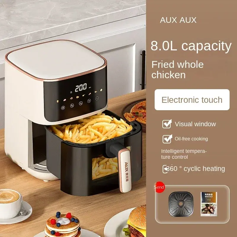 Thumbnail: 220V AXA Air Fryer Model - All-in-One Air Fryer Oven with Smart Auto-Fry, Multi-