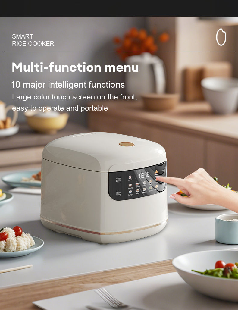 Thumbnail: Electric Rice Cooker 2L 1-3 People Multi Cooker Non-Stick Pot Smart Mechanical M