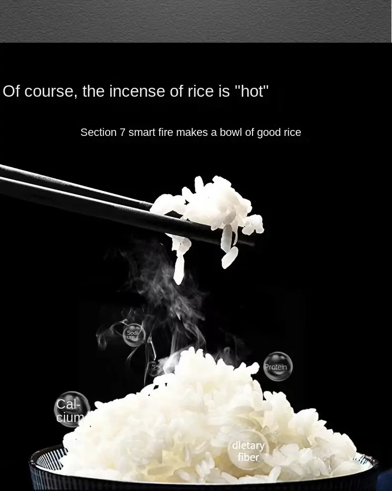 Thumbnail: 5L rice cooker for home use, large capacity, multifunctional intelligent soup ma