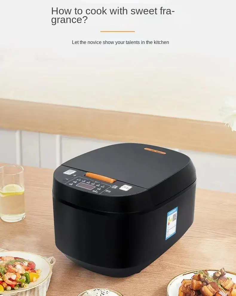 Thumbnail: 5L rice cooker for home use, large capacity, multifunctional intelligent soup ma