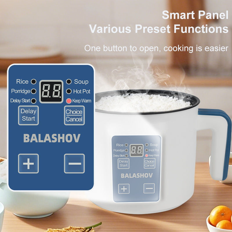 Thumbnail: Digital Rice Cooker and Food Steamer | 220V Household Appliance with Dual-Layer 