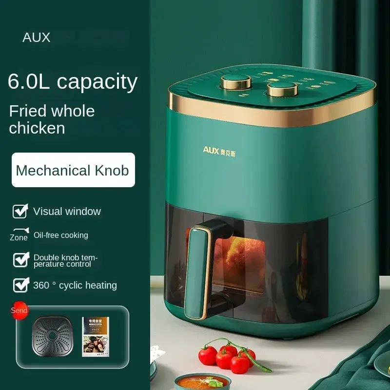Thumbnail: 220V AXA Air Fryer Model - All-in-One Air Fryer Oven with Smart Auto-Fry, Multi-