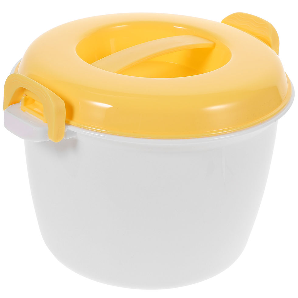Thumbnail: Microwave Rice Cooker Household Micro-Wave Oven Microwaveable Steamer Plastic Pa
