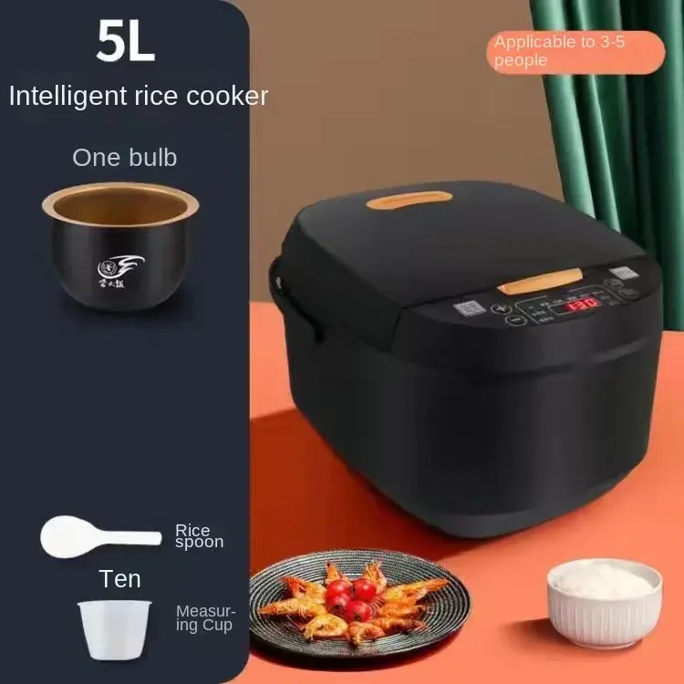 Thumbnail: 5L rice cooker for home use, large capacity, multifunctional intelligent soup ma