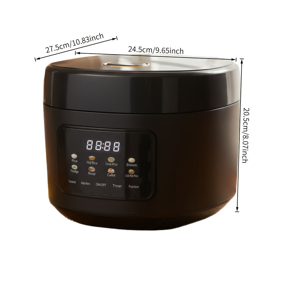 Thumbnail: Touchscreen Rice Cooker With Large Color Screen - Multi-function With Automatic 