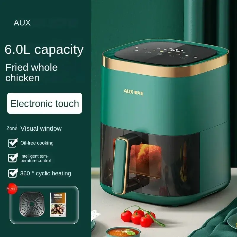 Thumbnail: 220V AXA Air Fryer Model - All-in-One Air Fryer Oven with Smart Auto-Fry, Multi-