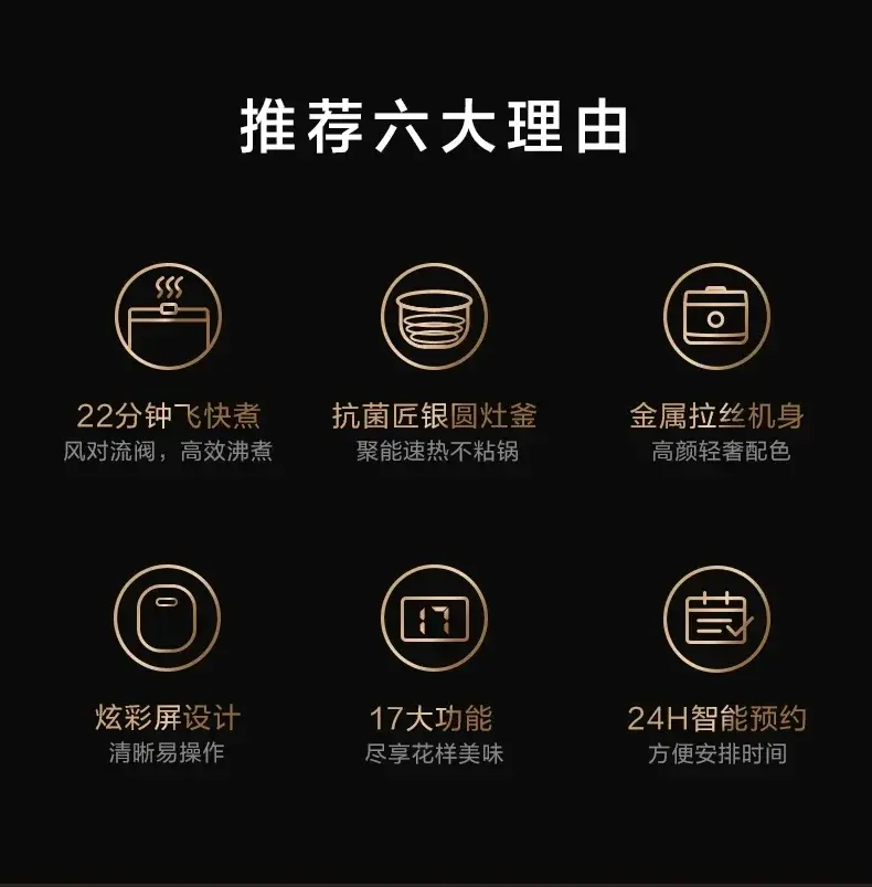Thumbnail: 220V Midea Rice Cooker Household Smart Large-capacity Multi-function Rice Cooker