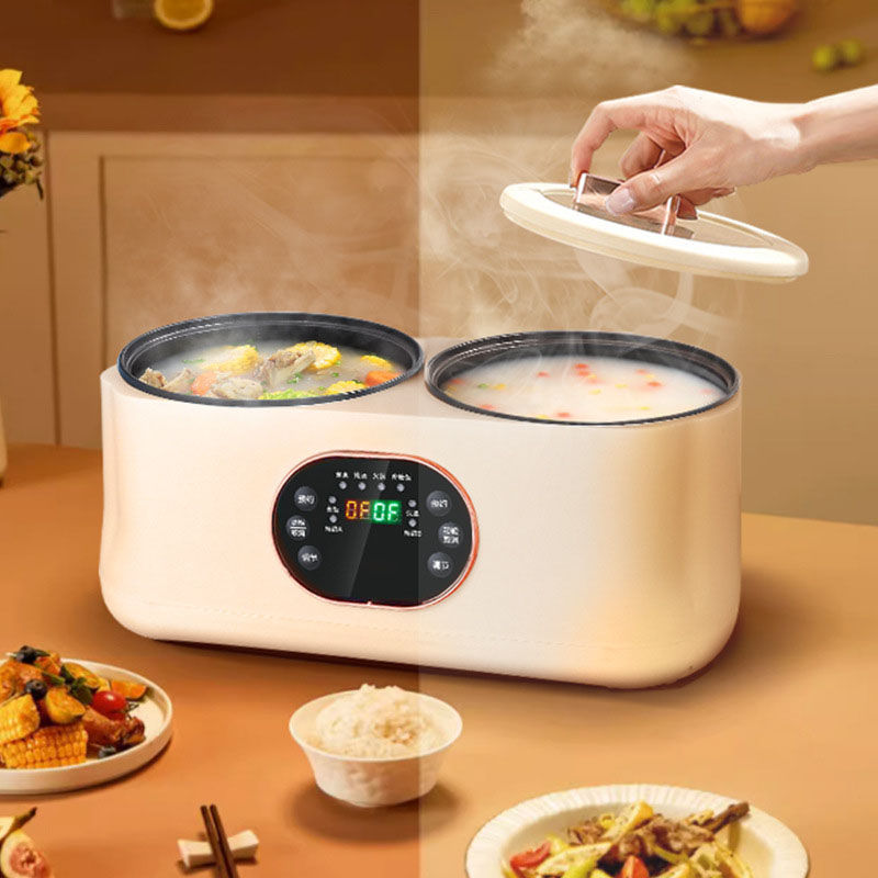 Thumbnail: Double gallbladder electric rice cooker fully automatic and multifunctional elec