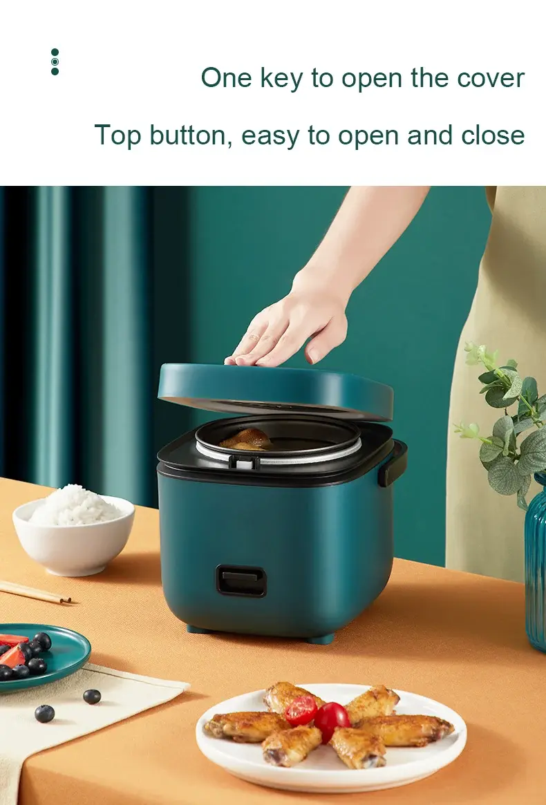 Thumbnail: 1.2L Mini Electric Rice Cooker Intelligent Automatic Household Kitchen Cooker 1-