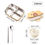 Thumbnail: WORTHBUY 4 Grids 304 Stainless Steel Lunch Box With Cutlery&Bowl Portable Food C