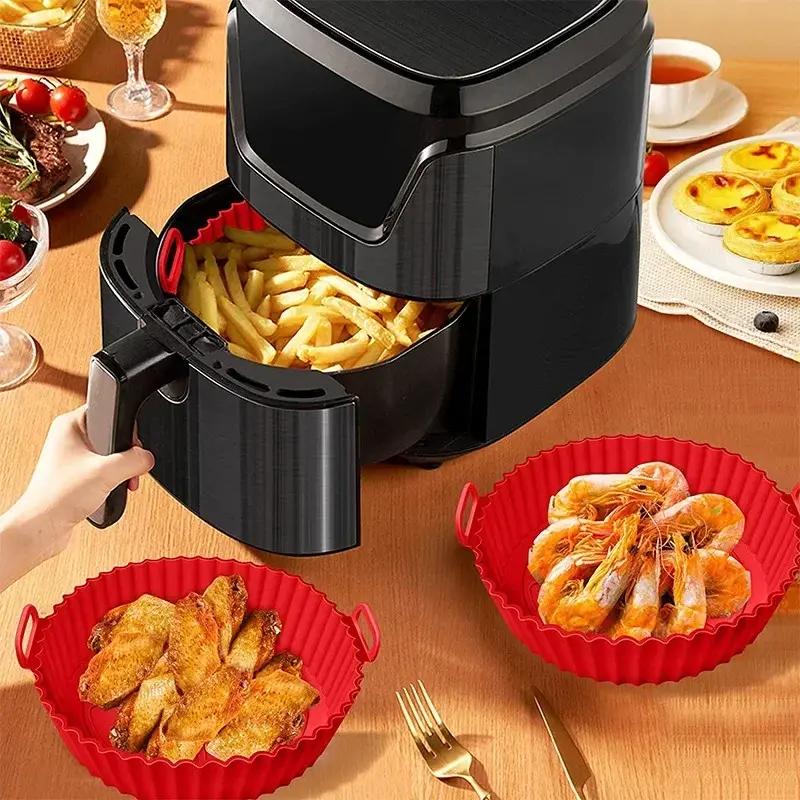 Thumbnail: Air Fryer Silicone Liners Air Fryer Silicone Pot Reusable Silicone Air Fryer Lin