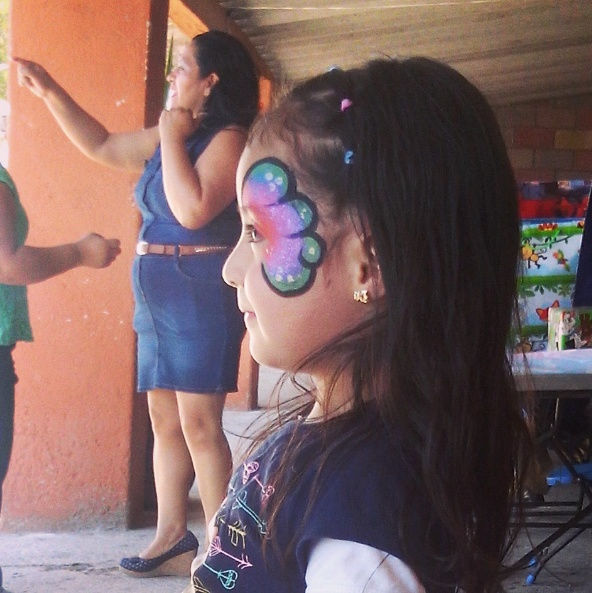 Mariposa de colores