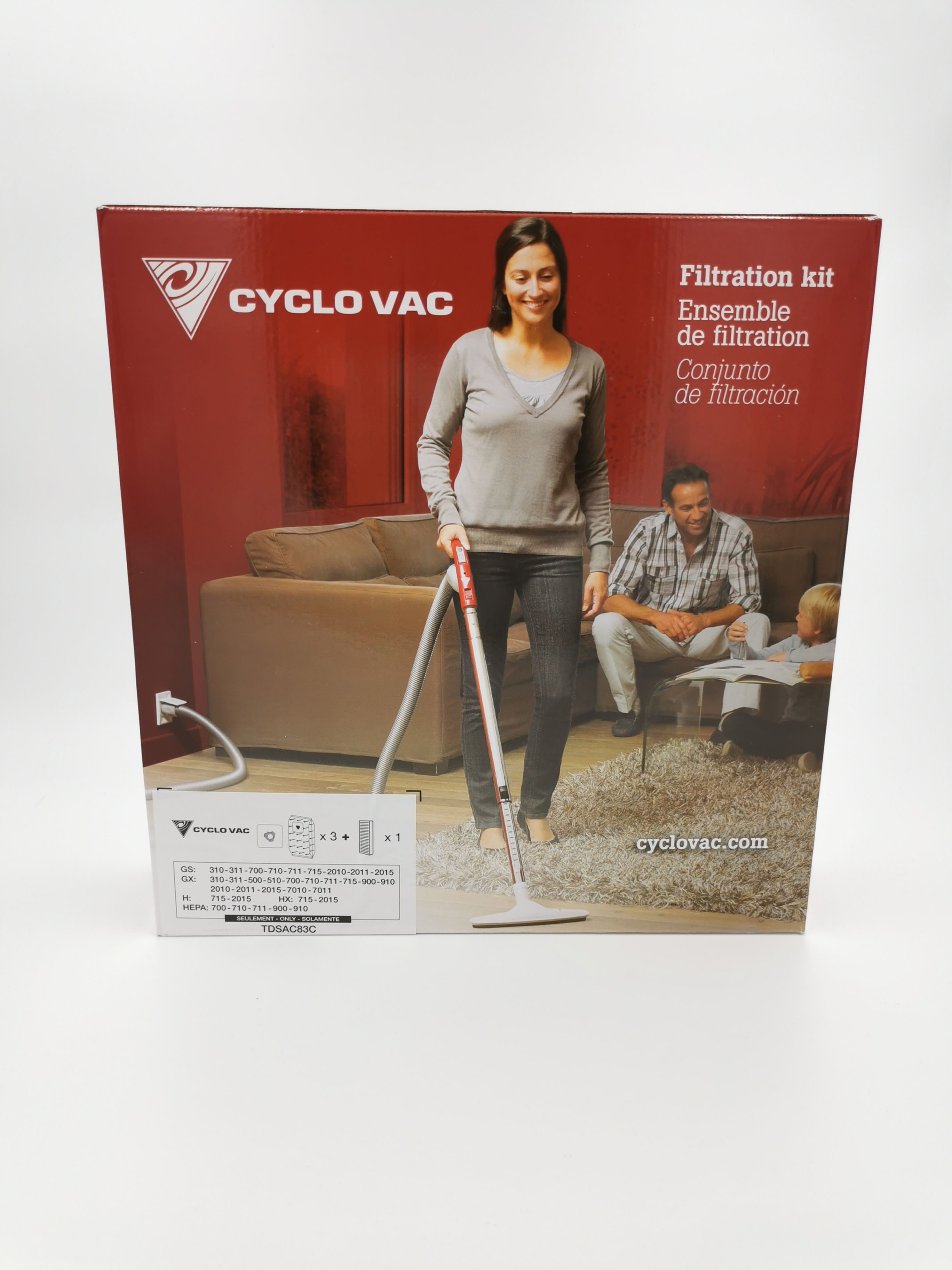 Set : 3 sacs + 1 filtre carbone