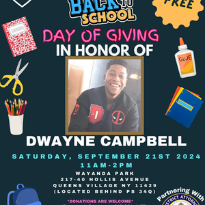 Back to School Giveaway (Click on Image to View Photos)