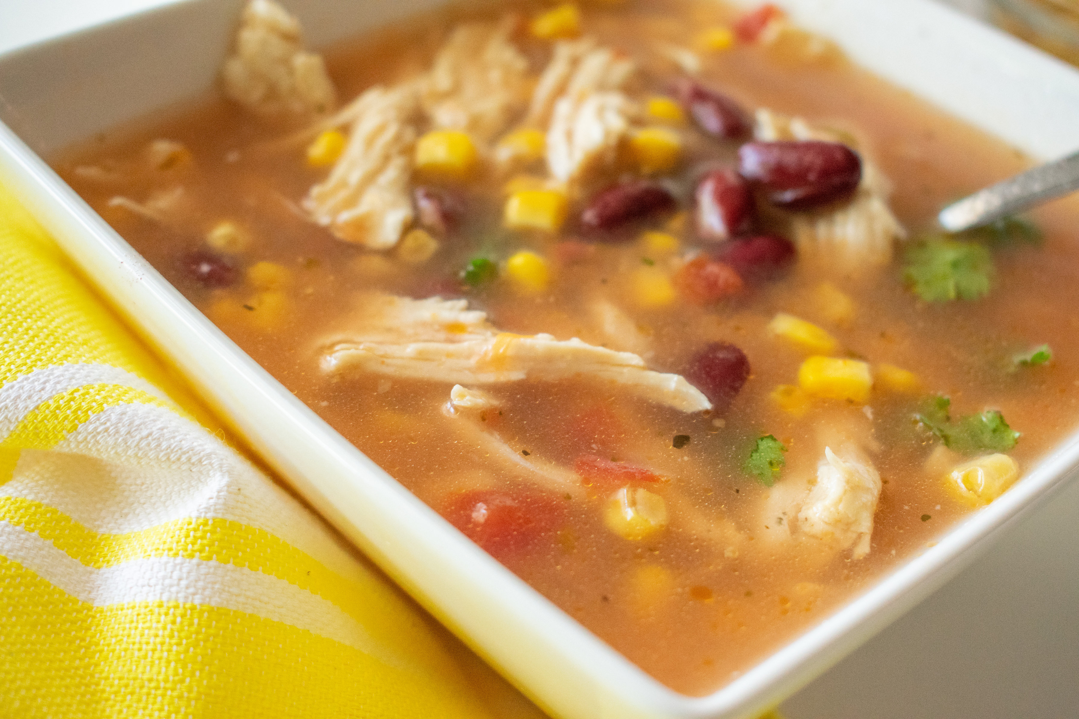 Crockpot & Chicken Bean Soup