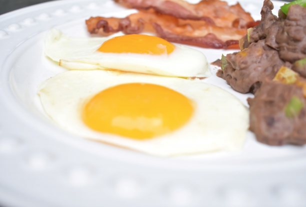 Sunnyside up with Frijoles