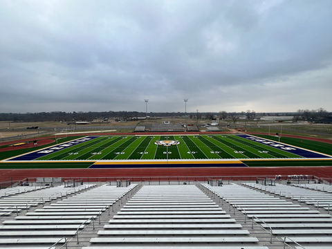 Benton High School Football Field in Benton, Louisiana completed by Simpson Sports Engineering