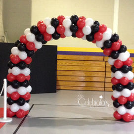 Color Blocked Classic Balloon Arch
