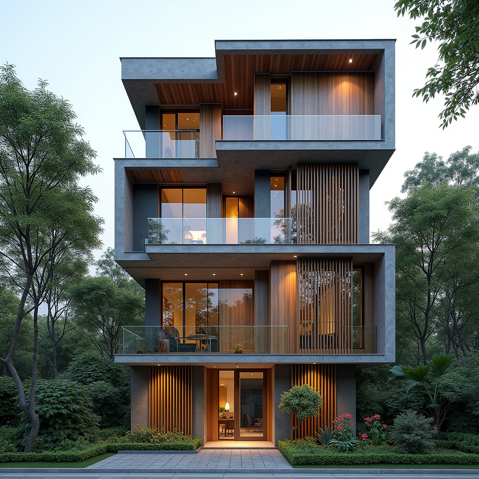 Architectural elevation of House HUDA sector 55 Gurgaon