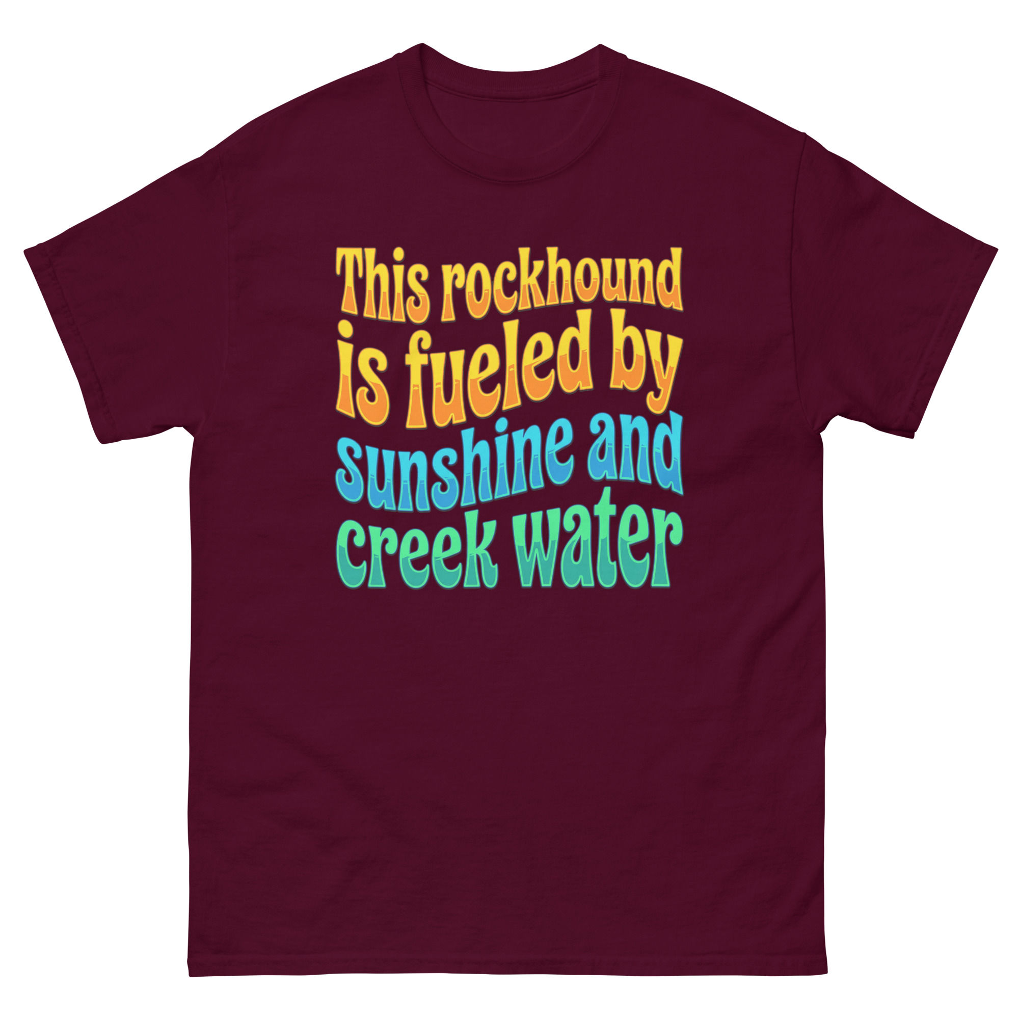 This rockhound is fueled by sunshine and creek water