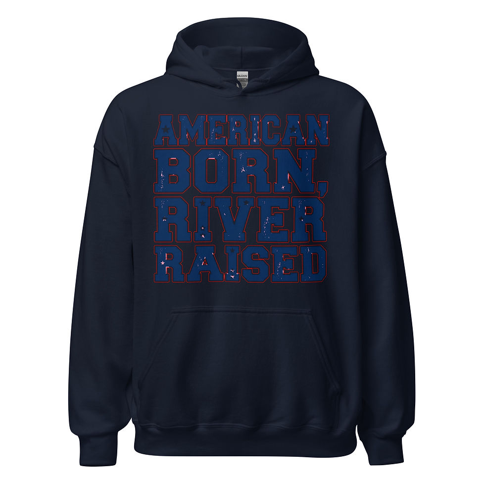 Thumbnail: American Born, River Raised Hoodie