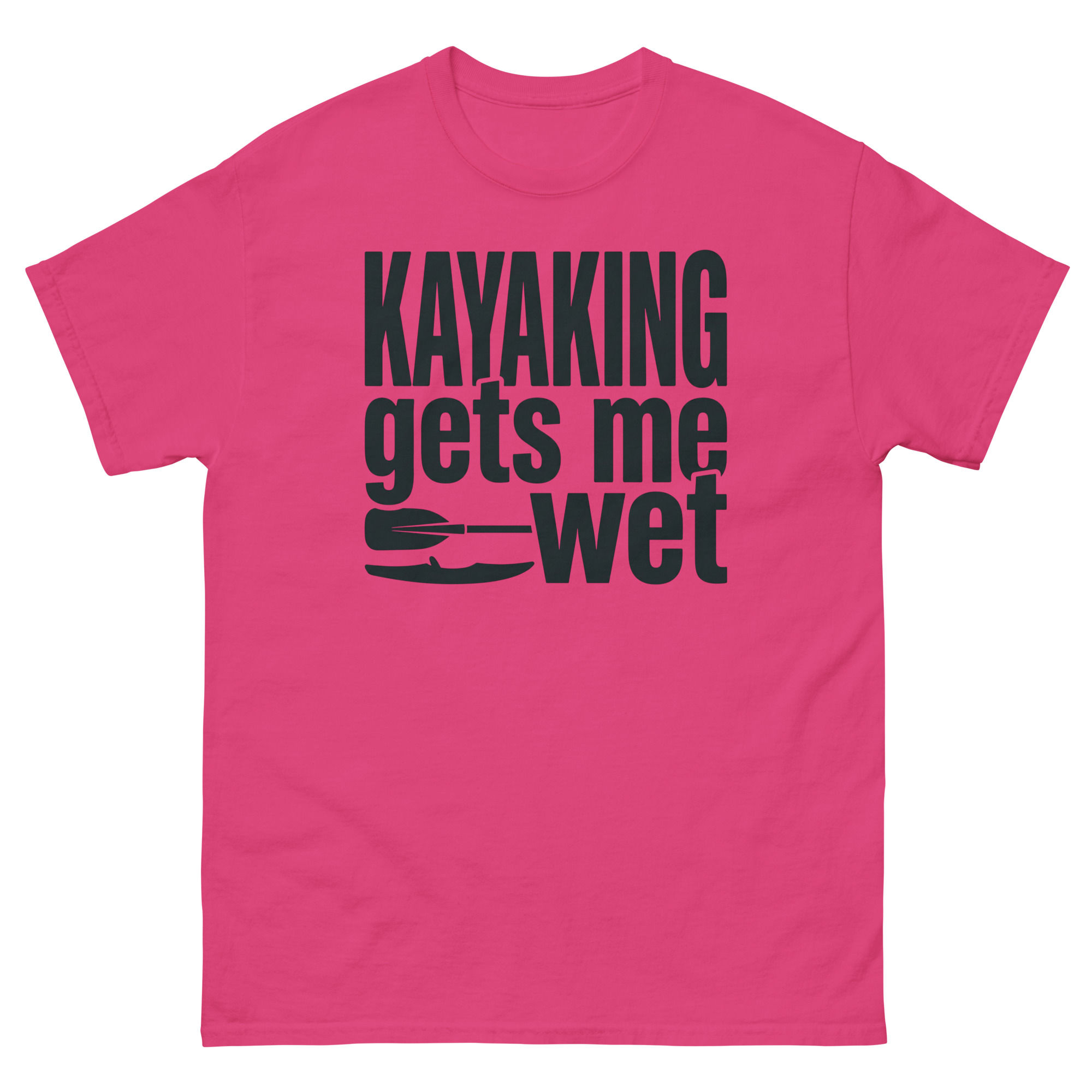 Kayaking gets me wet