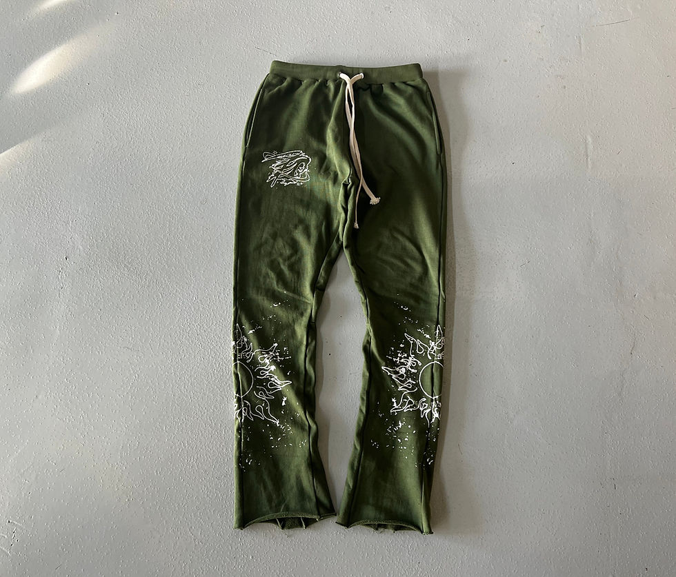 DAYBREAK FLARE PANT(FOREST-GREEN)