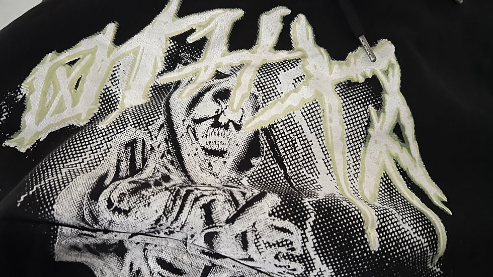 Thumbnail: REAPER 2.0 GLOW HOODIE(JET-BLACK)