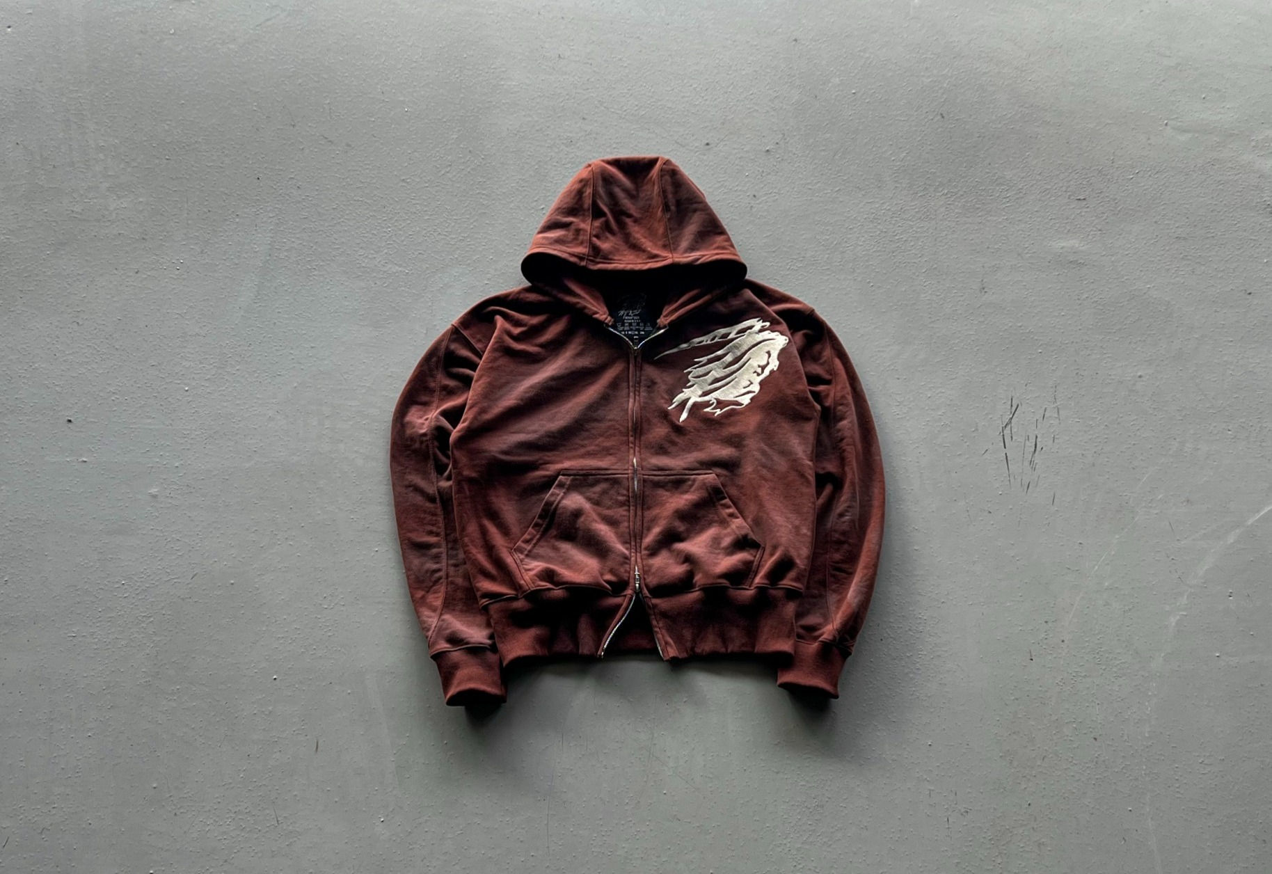 SUNFADED REAPER ZIP(MOCHA)