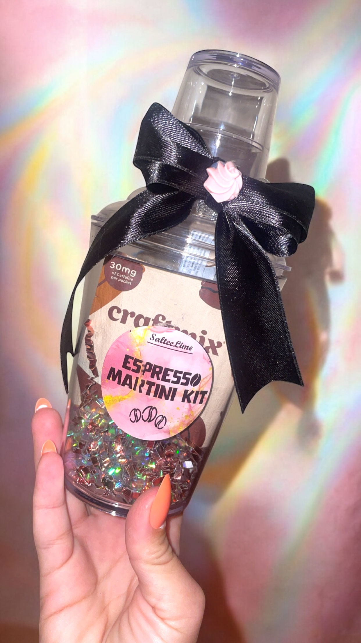 Everything but the Vodka Espresso Martini cocktail shaker kit