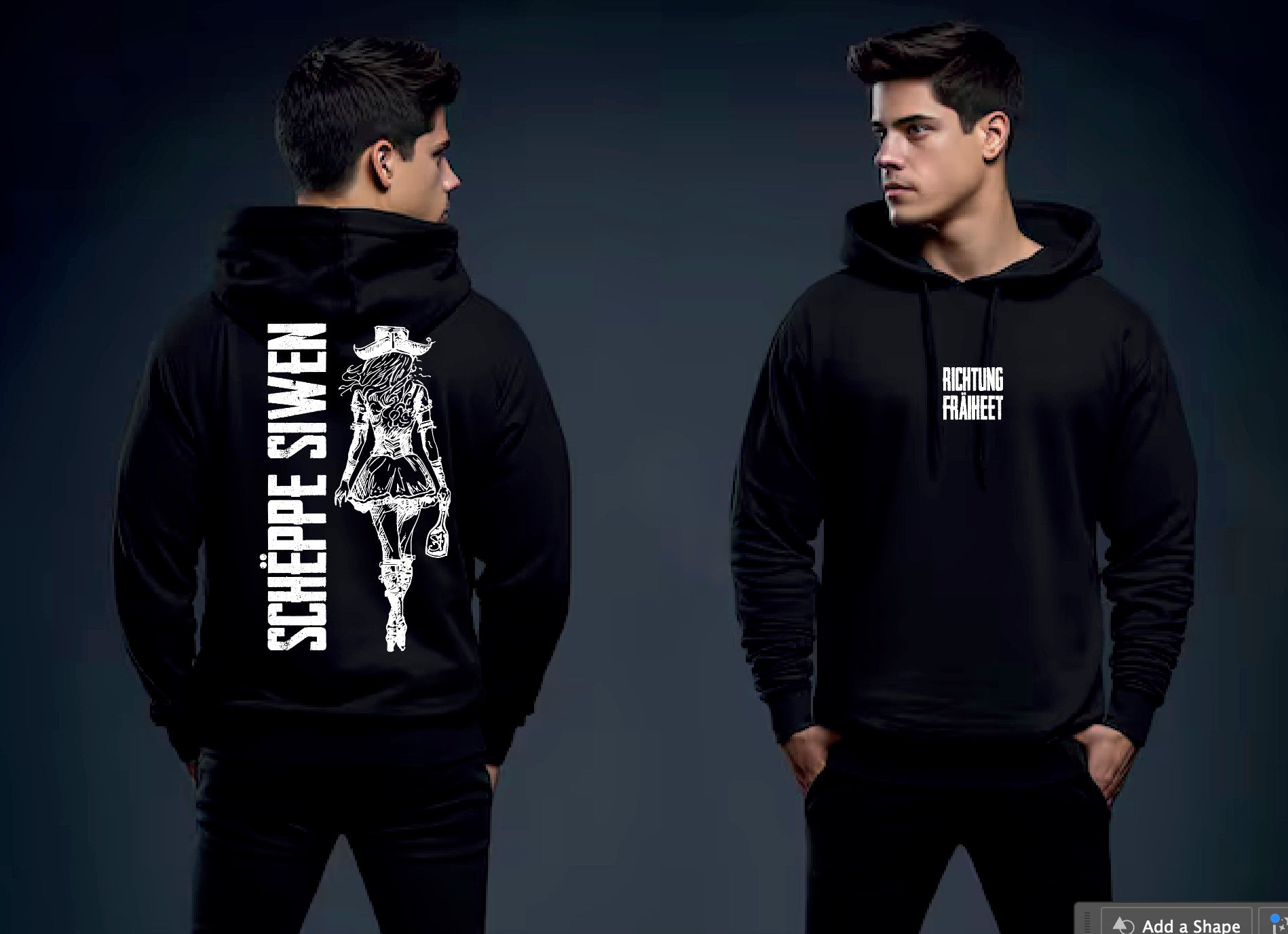 Richtung Fräiheet Hoodie