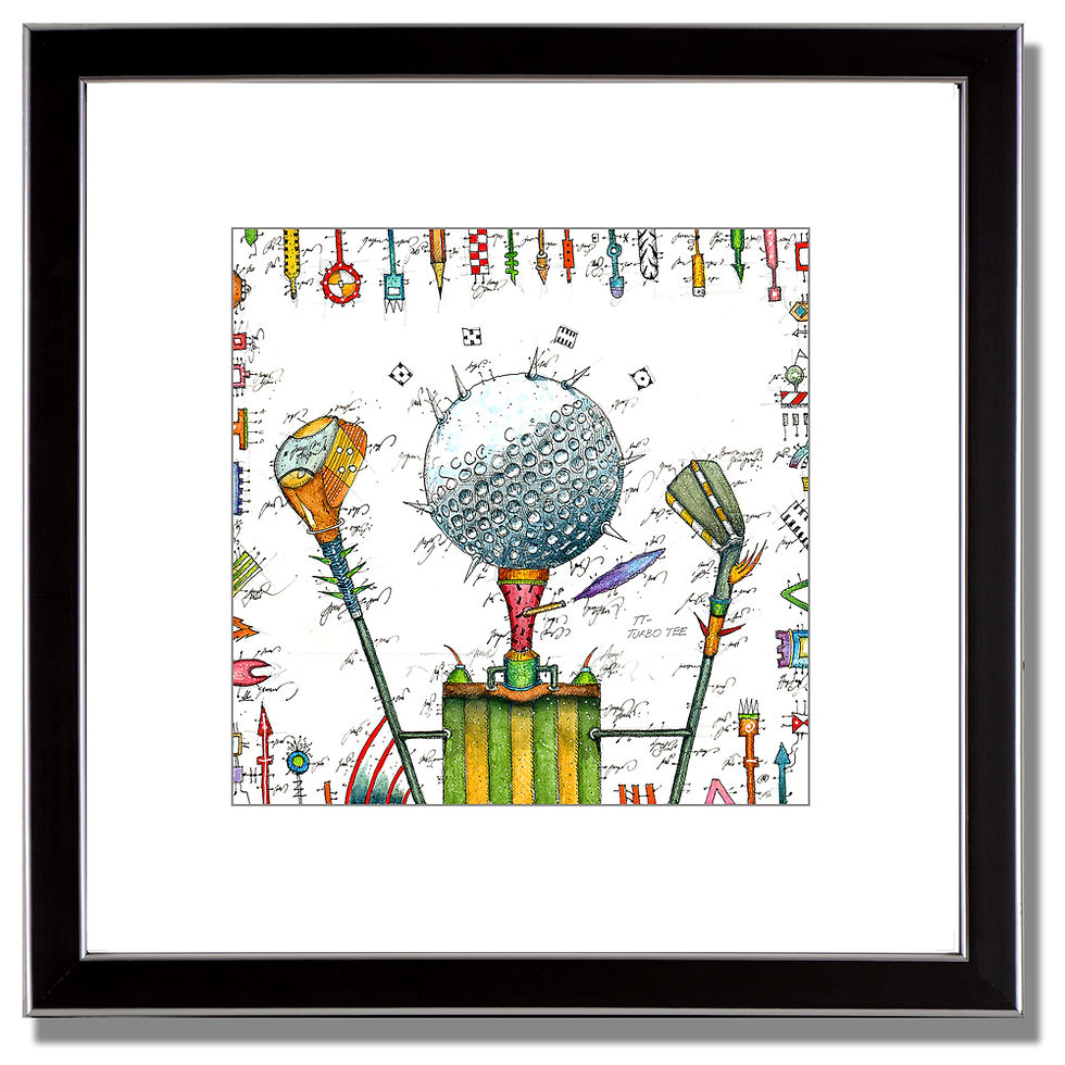 Thumbnail: Golfball, Golfschläger, Iron, Wood, Tee