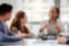 HR outsourcing services team meeting