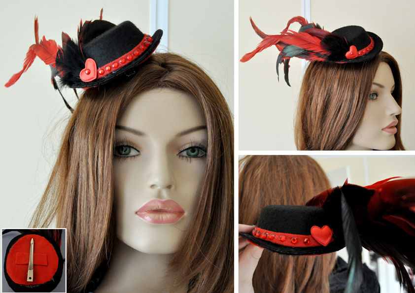 Hat with hearts