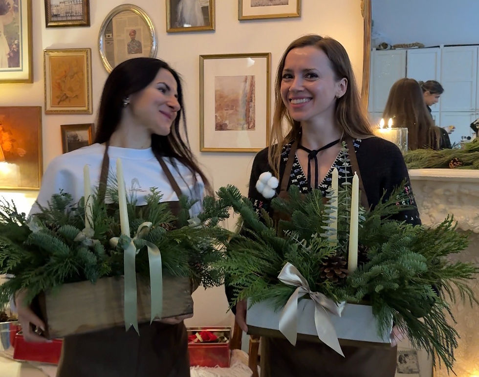 Christmas Workshop: Winter Greenery Centerpiece or Wreath