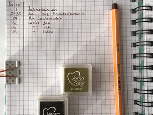 Aufbau (m) eines Bullet Journals... und was sonst noch so ganz nett ist, um es schön zu gestalten