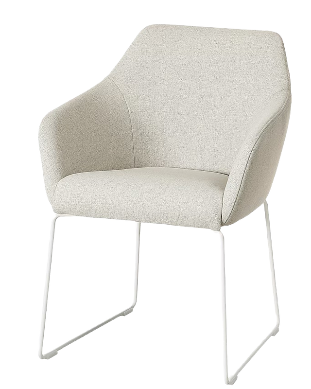 Heller Polsterstuhl