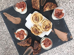 trilogie des desserts réveillon 2023 à la rose du brésil hôtel marie galante