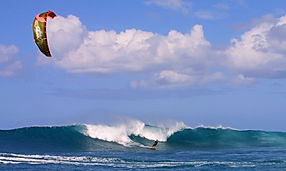 PHOTO DE kitesurf à marie galante