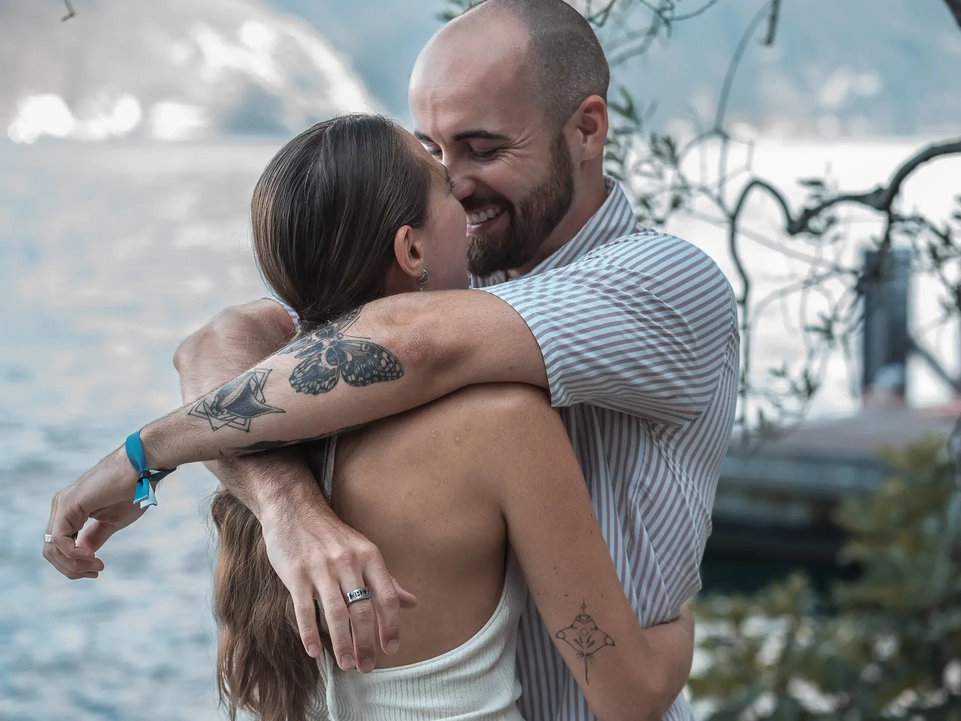 Limone sul Garda surprise proposal captured by wedding photographer Nick Gritti