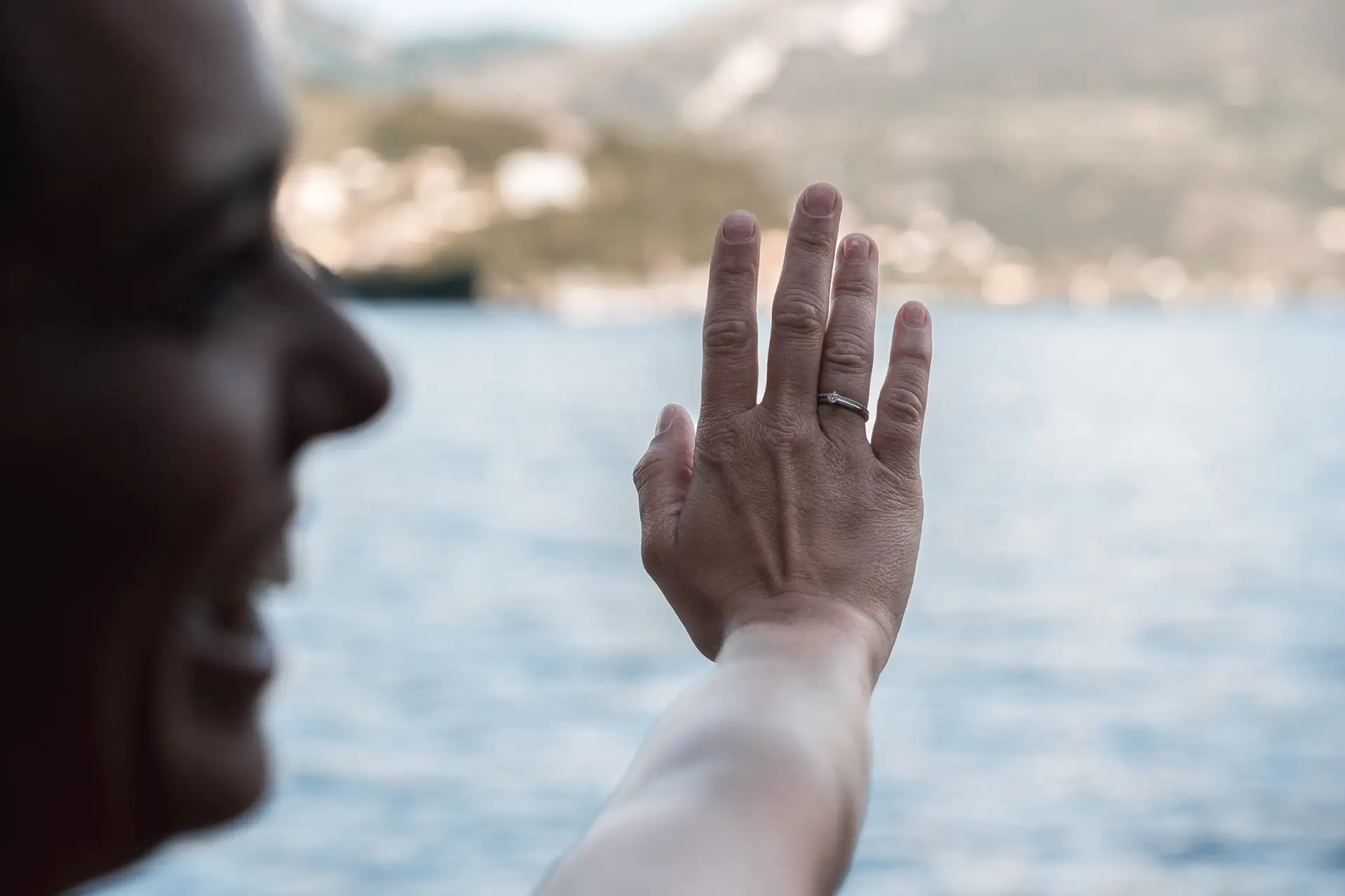 Limone sul Garda surprise proposal captured by wedding photographer Nick Gritti