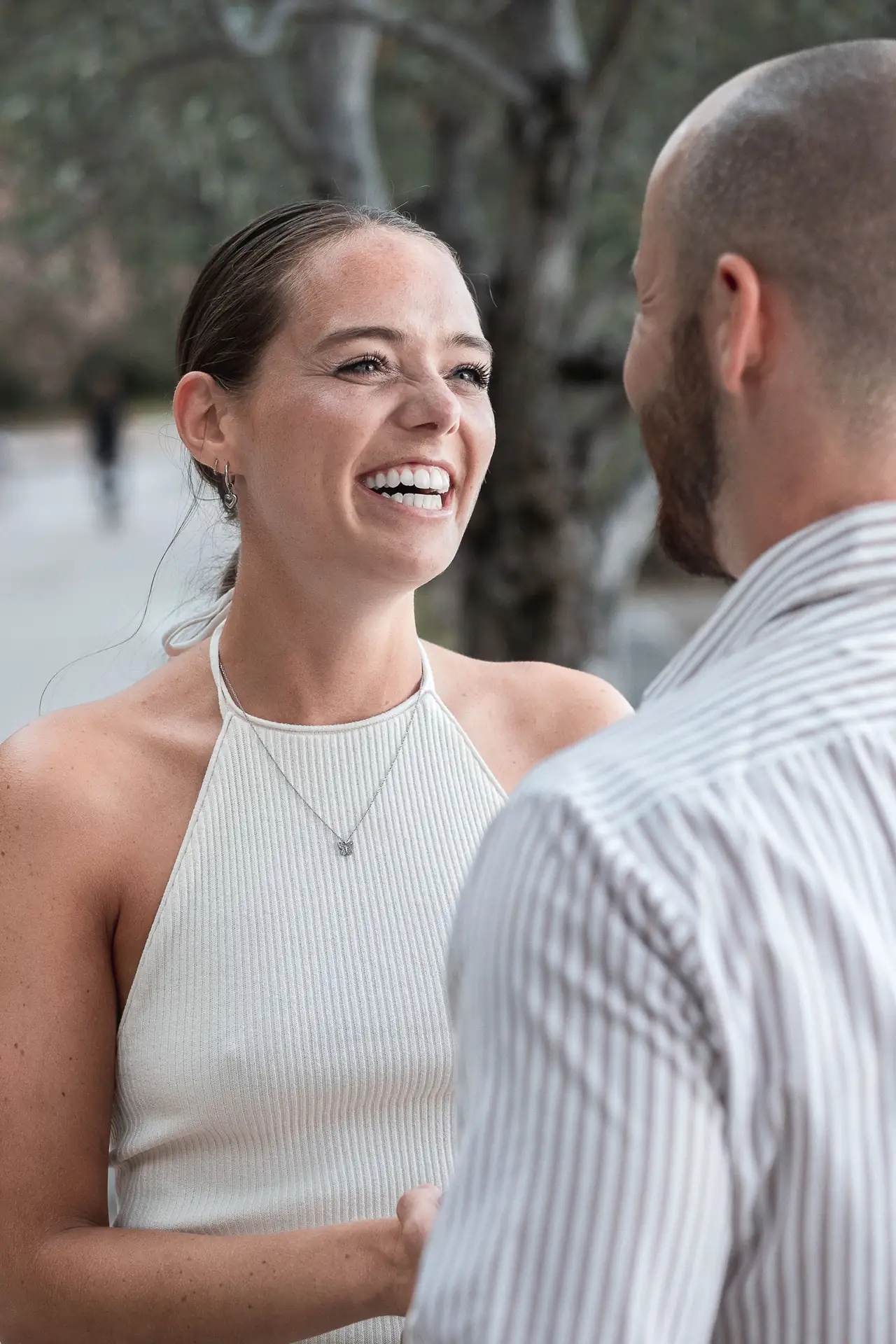 Crying with joy – Tamara reacts to the proposal at Lake Garda