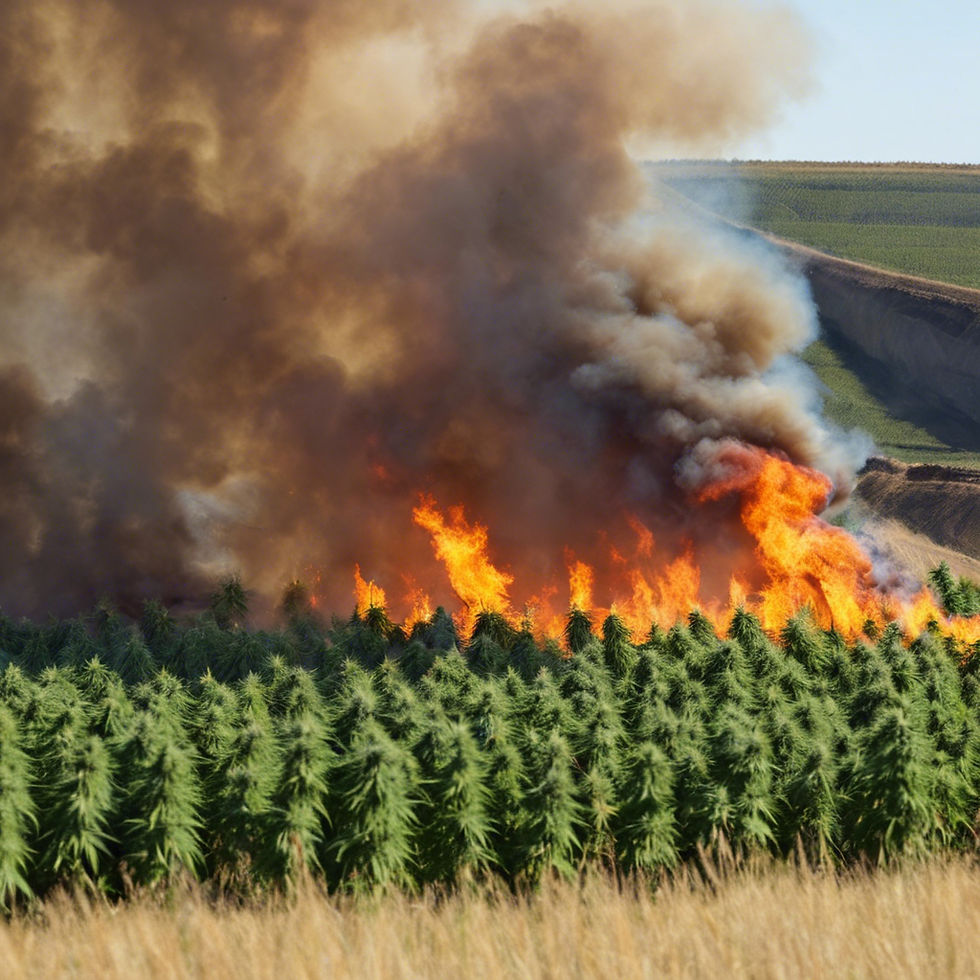 Can Burning Marijuana Fields