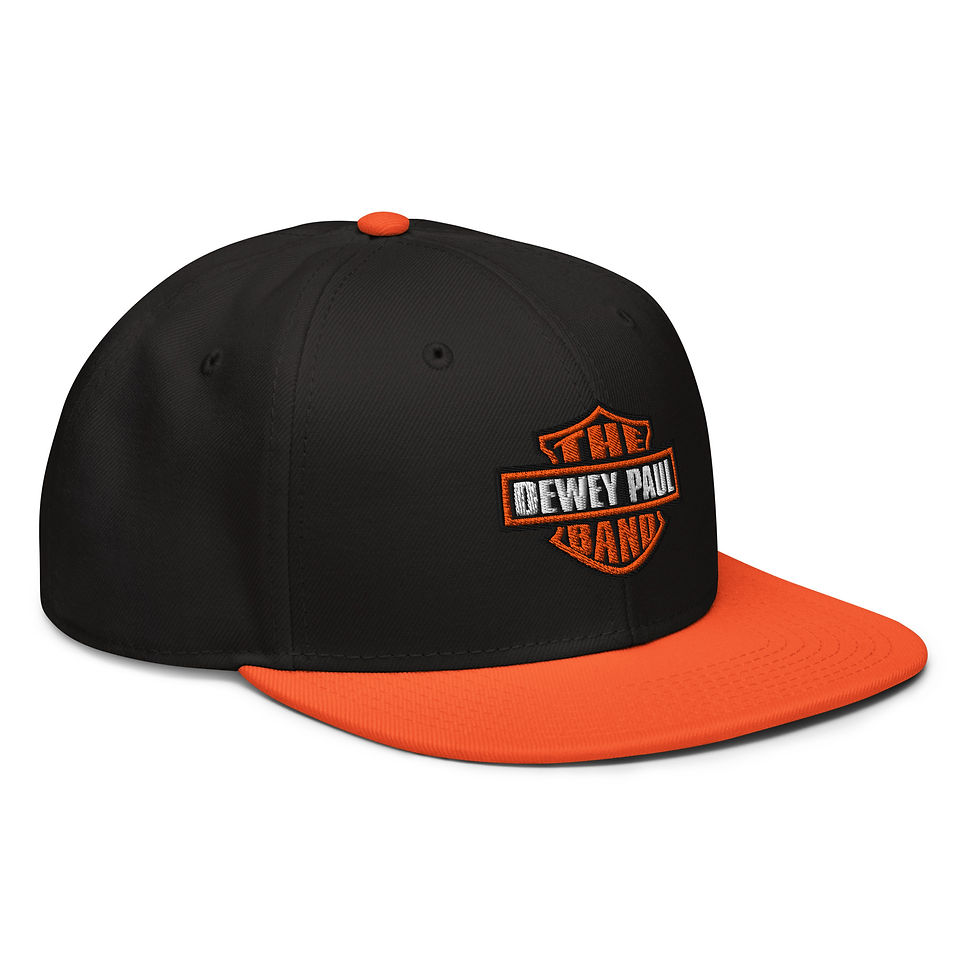 Thumbnail: Dewey Paul Band Bike logo Snapback Hat