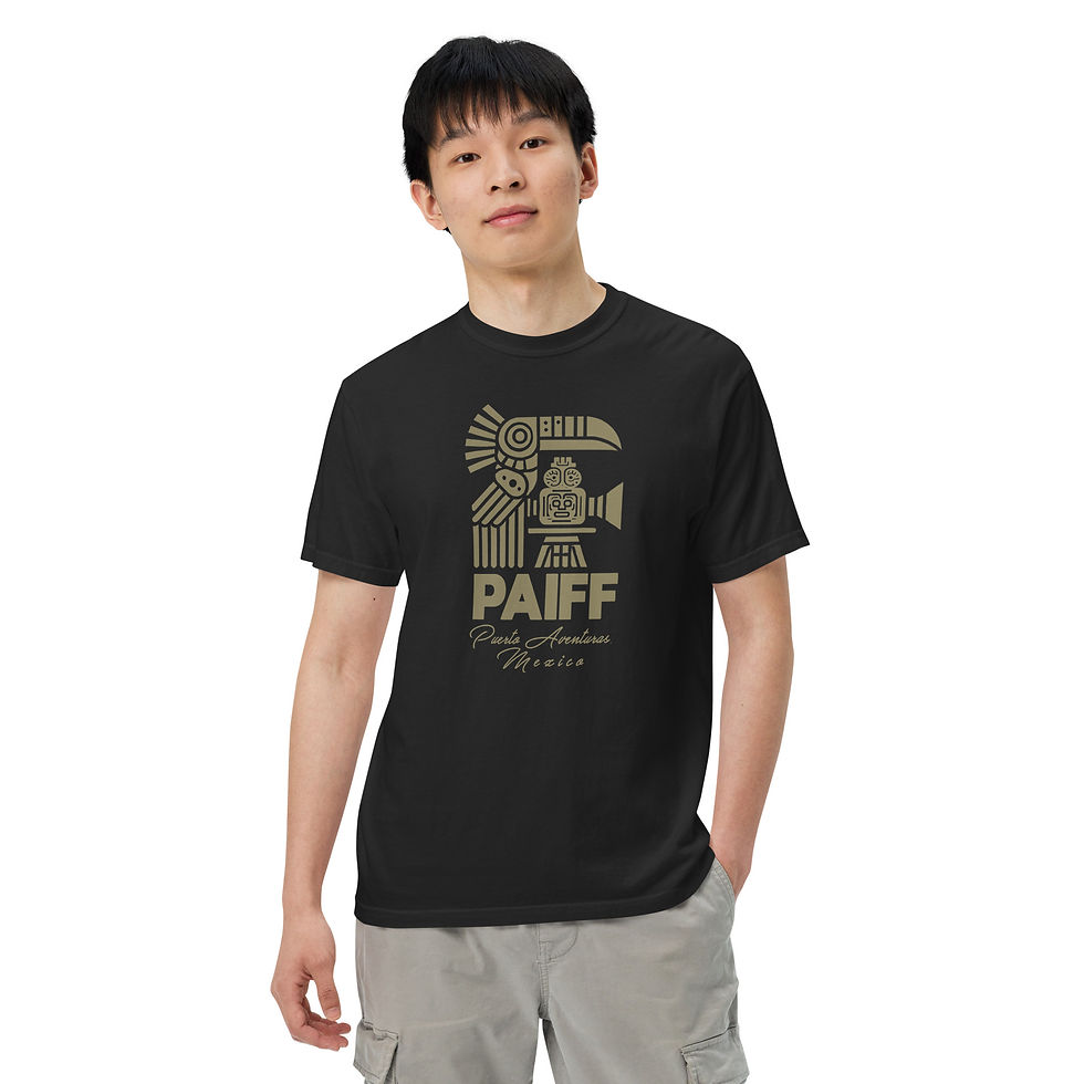 Thumbnail: PAIFF Puerto Aventuras MX Film Fest Unisex garment-dyed heavyweight t-shirt