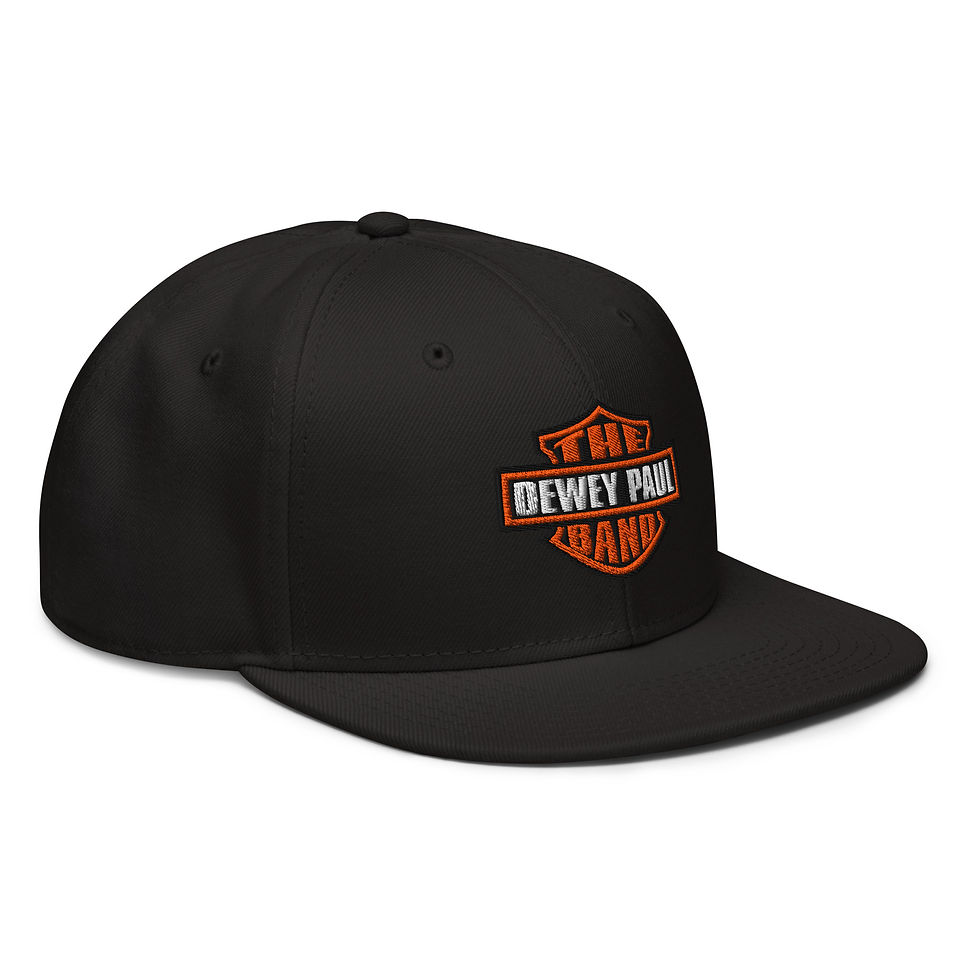 Thumbnail: Dewey Paul Band Bike logo Snapback Hat