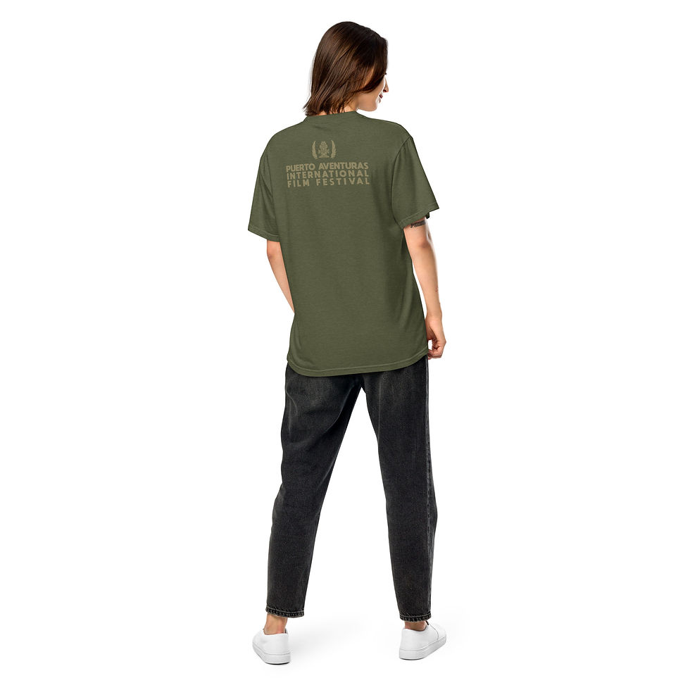 Thumbnail: PAIFF Puerto Aventuras MX Film Fest Unisex garment-dyed heavyweight t-shirt