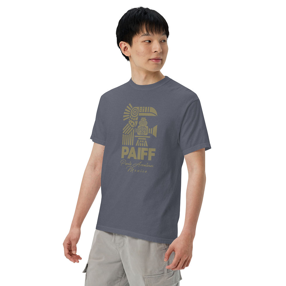Thumbnail: PAIFF Puerto Aventuras MX Film Fest Unisex garment-dyed heavyweight t-shirt